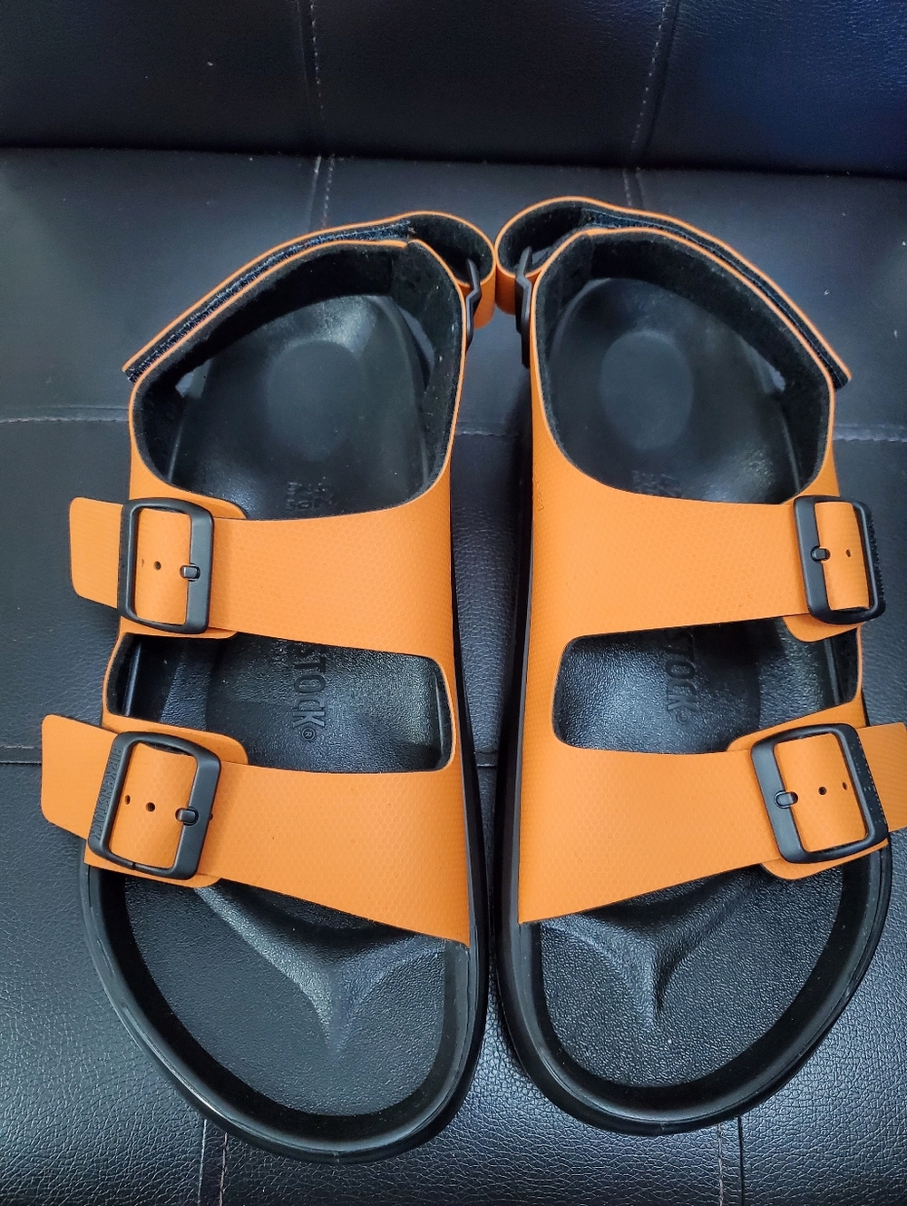 Orange Double Strap SandalsBirkenstock Mogami Terra Apex Size 11 US 42 EU